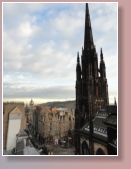 Wintersonne ber Edinburgh